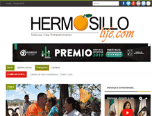 Tablet Screenshot of hermosillolife.com